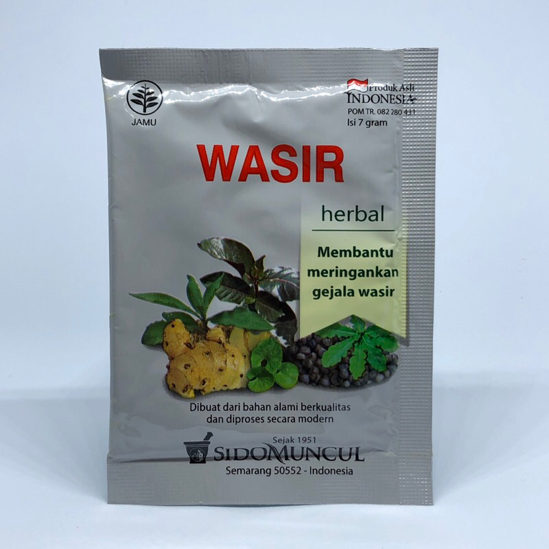 

Sido Muncul Jamu Wasir 10's - Membantu Meringankan Gejala Wasir