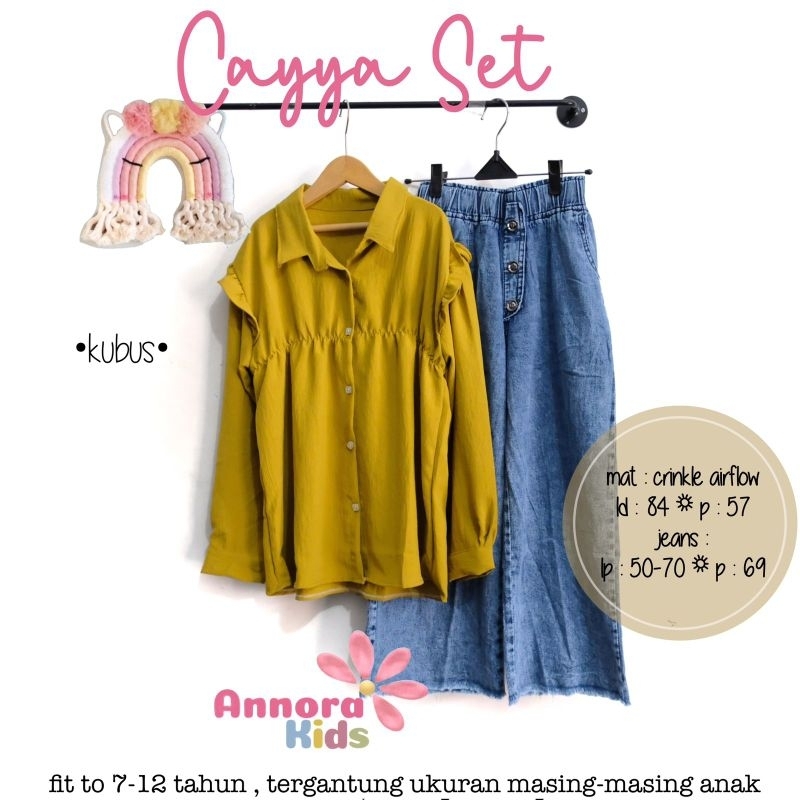 *NEWW  Cayya Set by annora kids ori