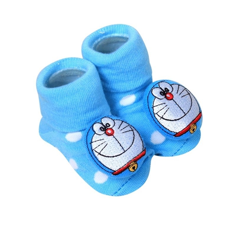 lov me❤️ Kaos kaki Bayi Doraemon 1-6 bulan