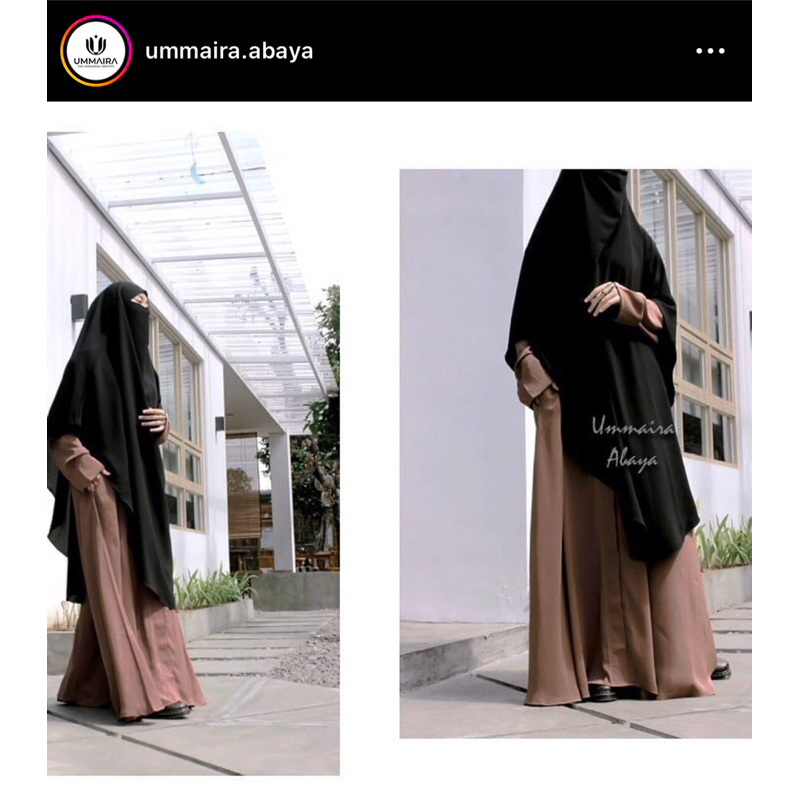 PRELOVED THE NEXT ELLMA ABAYA BY UMMAIRA BUNDLING LADY ABAYA AQSA MODESTWEAR