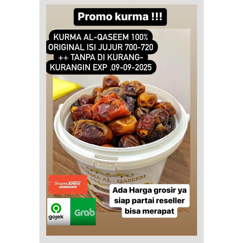 

KURMA AL QASEEM 720 GRAM EMBER