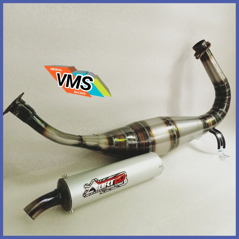 Knalpot Repsol Pdk Road Race Rx-King plat karat