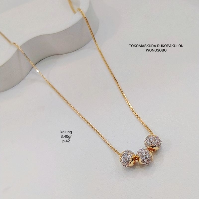 kalung fashion dewasa (emas kadar 8k &amp; 9K)