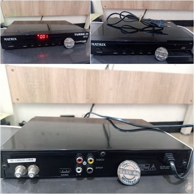 DVB Receiver Parabola Matrix Turbo III HD PVR H.264 MPEG-4