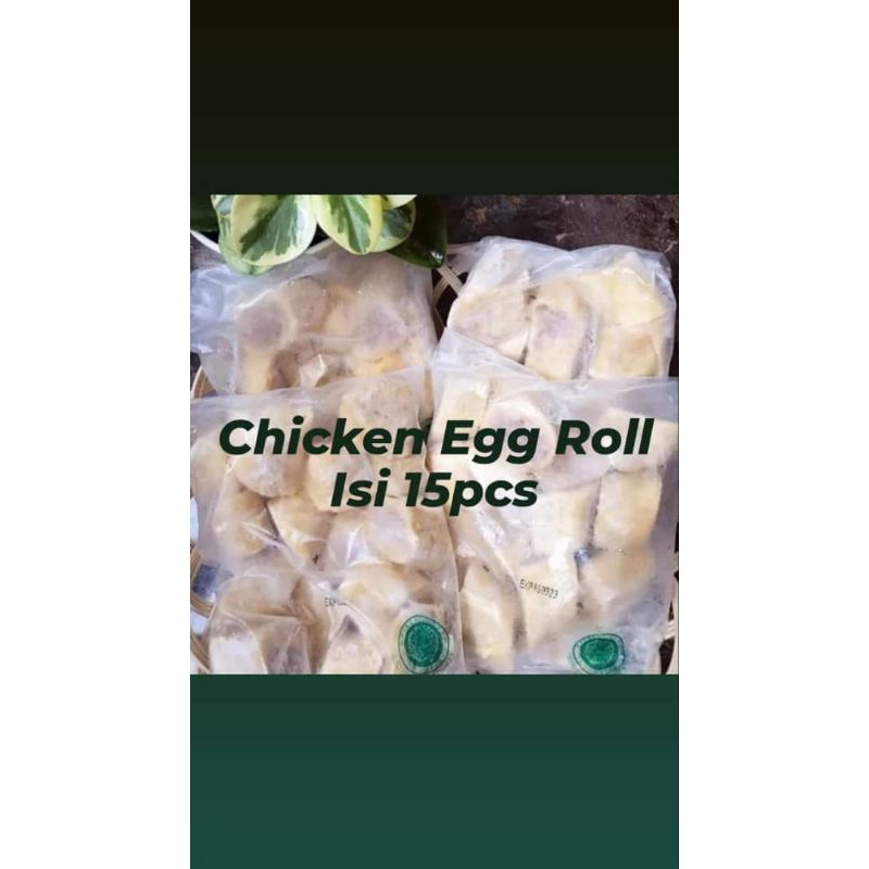 

chicken eggroll isi 15 pcs