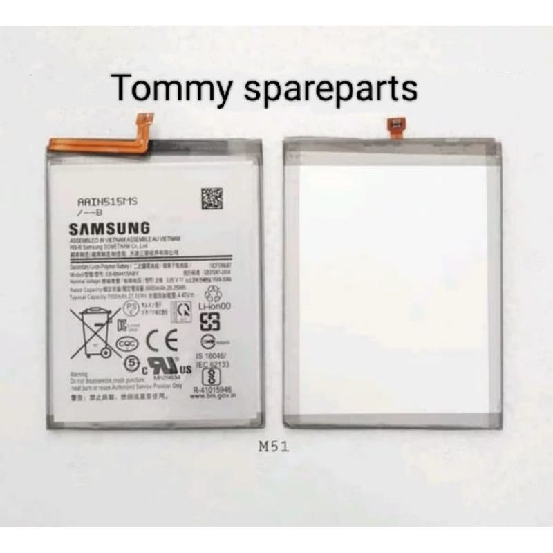BATT BATERAI BATRE BATTERY BATERE SAMSUNG GALAXY M51 M515 M62 ORIGINAL