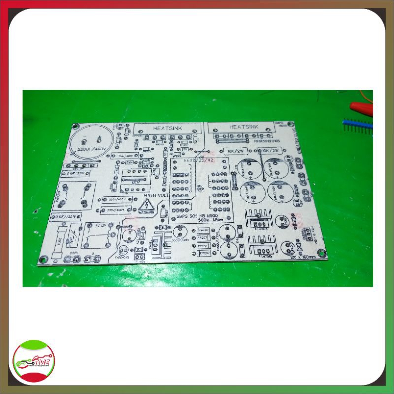 Pcb smps sos hb 500-15kw 20a