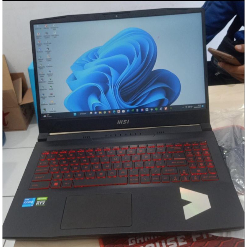 Msi gf katana Core i5 nvdia RTX 3050 TI