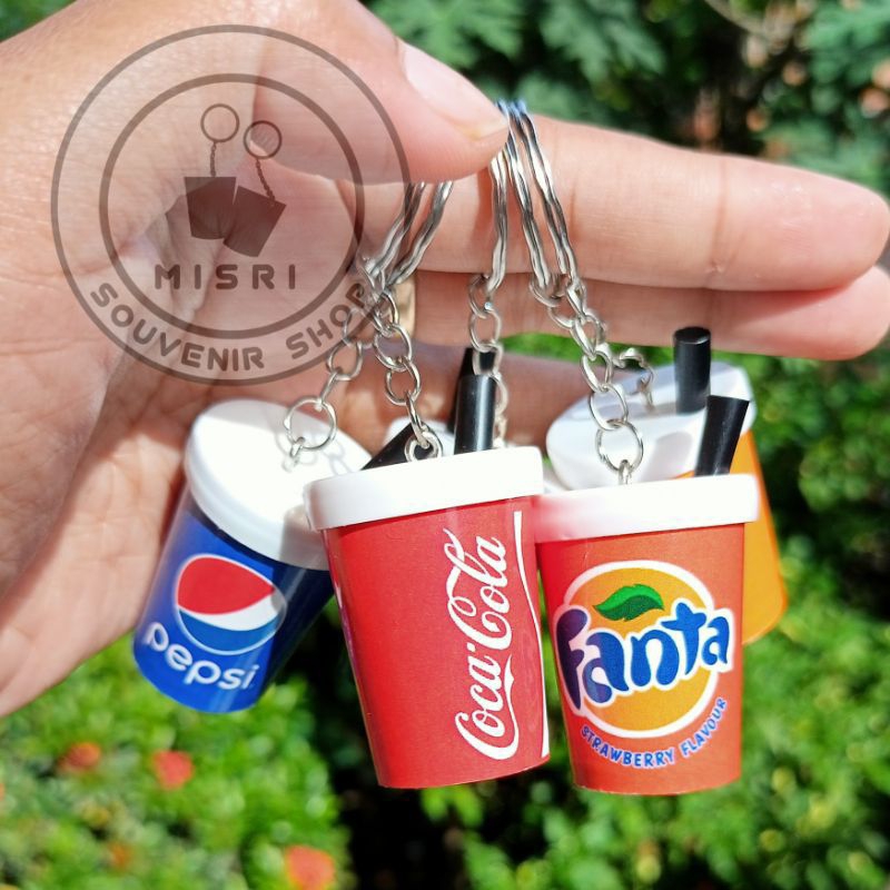 Gantungan Kunci Mixue Boba Soda Minuman Ada Sedotan Miniatur Gantungan Kunci Snack