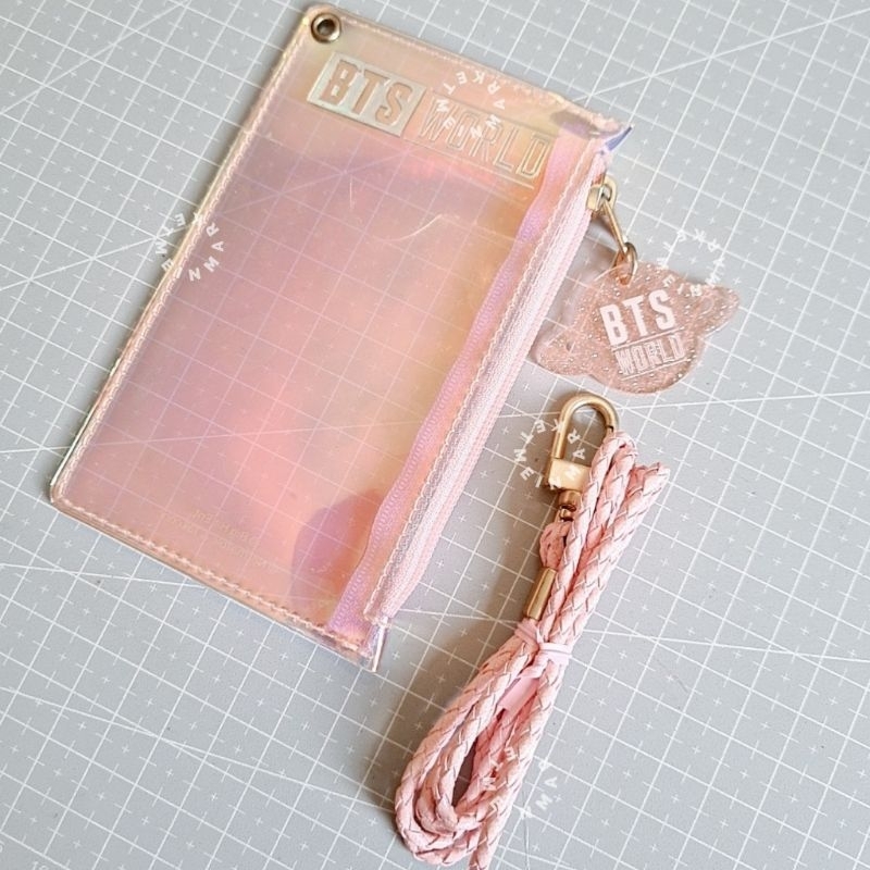 

Official BTS World Name Tag / Card Holder BTSW Limited Wallet