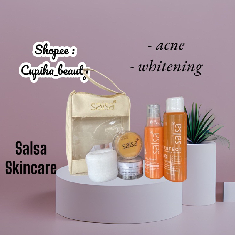 cie.x -- salsa skincare platinum series -- salsa skincare acne series -- salsa skincare whitening series