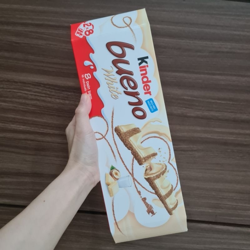 Jual Kinder Bueno White Maxi 8 Twin Bars | Shopee Indonesia