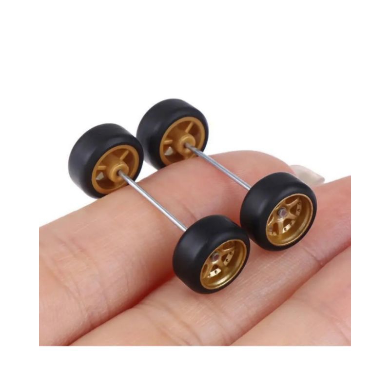 Ban karet Hotwheels Palang Enam Silver Hot Wheels Modifikasi