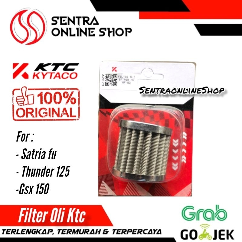 Filter saringan oli smash satria fu shogun 125 gsx 150 original ktc