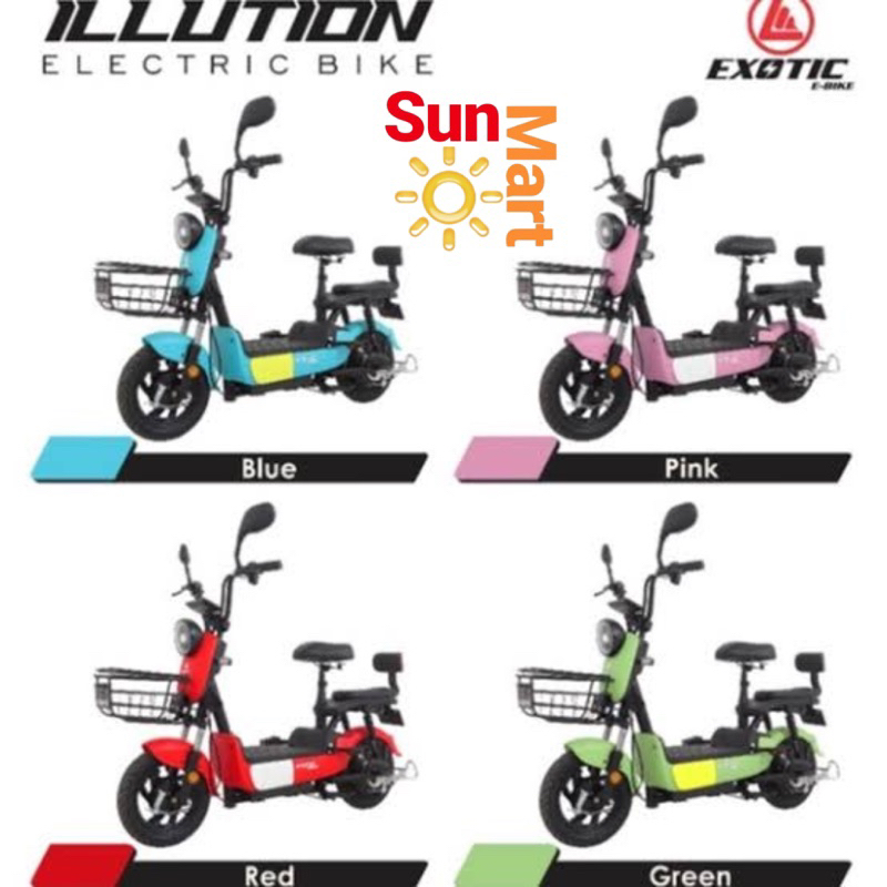 SEPEDA LISTRIK ILLUTION by Pacific Exotic Bike Garansi resmi