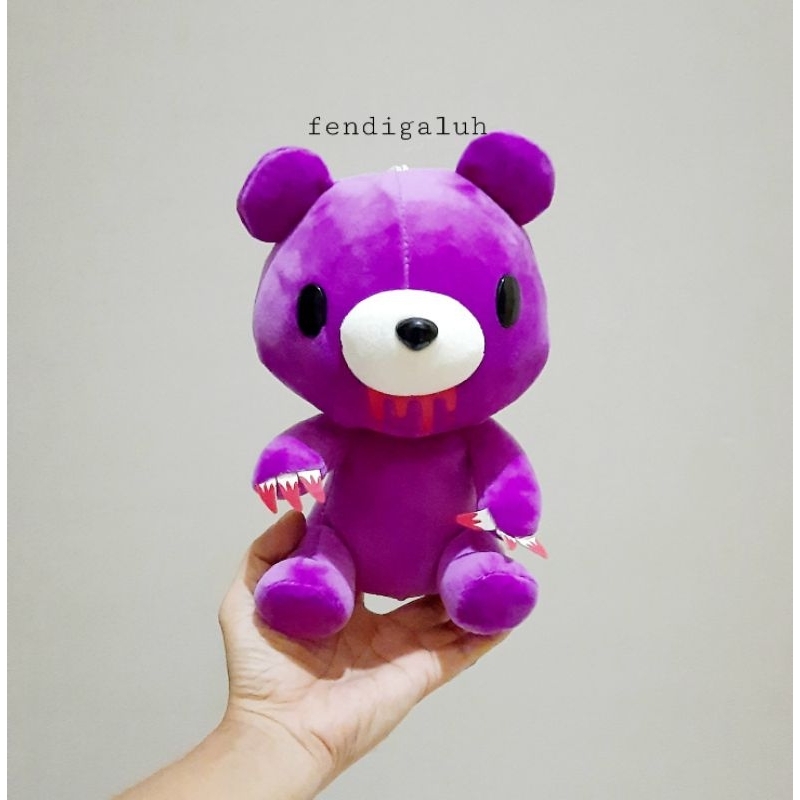 Boneka Gloomy Bear Ungu Gembul Size 25 cm/ Boneka Gloomy/ Gloomy