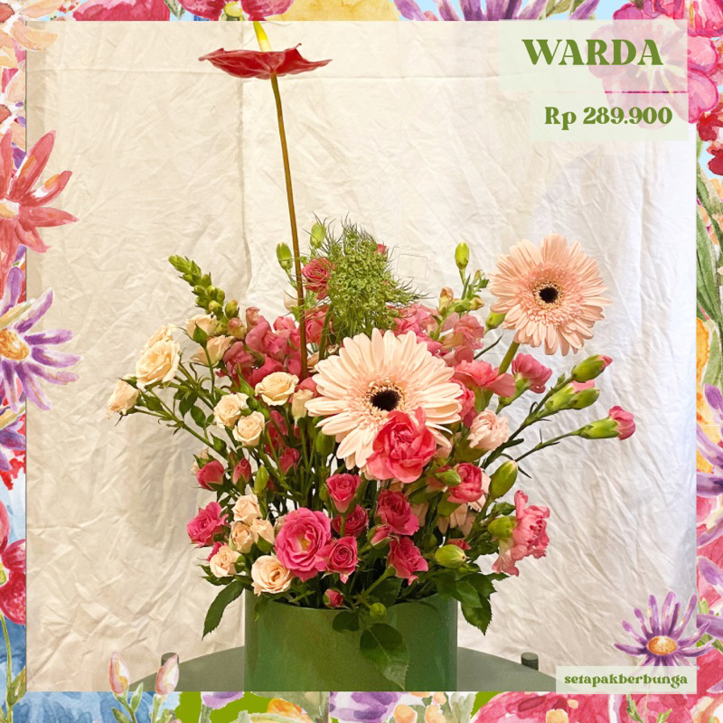 

PO HAMPERS LEBARAN - BUNGA SEGAR - WARDA UKURAN MEDIUM