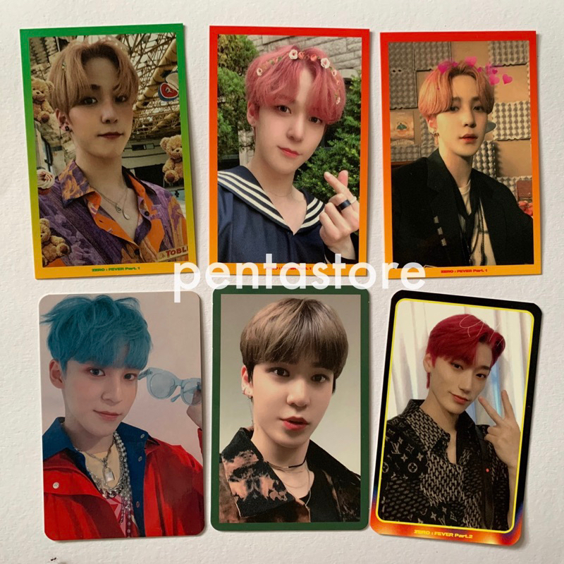 [OFFICIAL] ATEEZ Yunho San TC Perrier Broadcast BC Inception fever part 2 Photocard PC