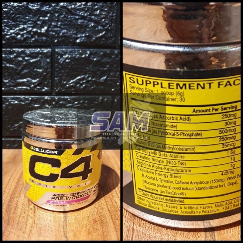 Suplemen Fitness CELLUCOR C4 30 serving Malang Pre Workout