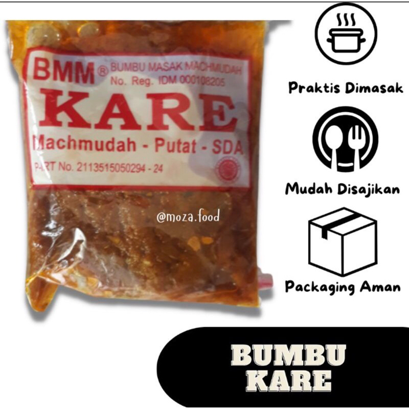 

Bumbu Masak "BMM Kare " Machmudah Praktis / Bumbu Praktis / Bumbu Instan