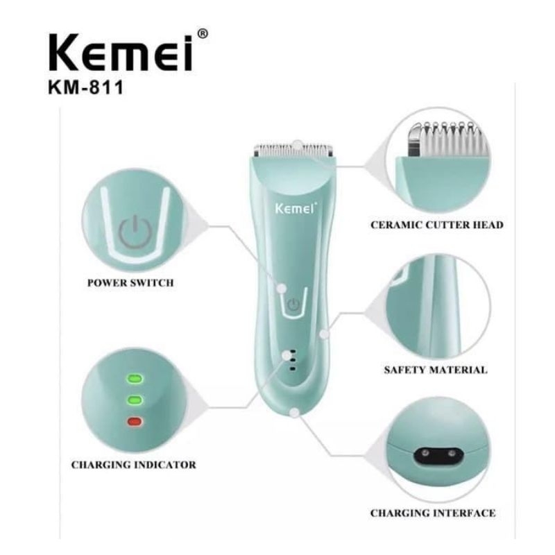 Kemei KM-811 Cukur Rambut Bayi Hair Cliper Baby Clipper