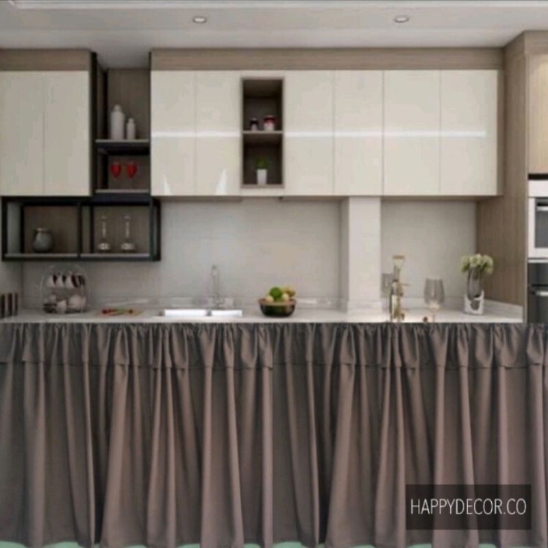 GORDEN KOLONG DAPUR POLOS Grade A TINGGI 50,60,70,75,80,85 MINIMALIS MODERN AESTHETIC MOTIF KOREAN POLOS PREMIUM MURAH