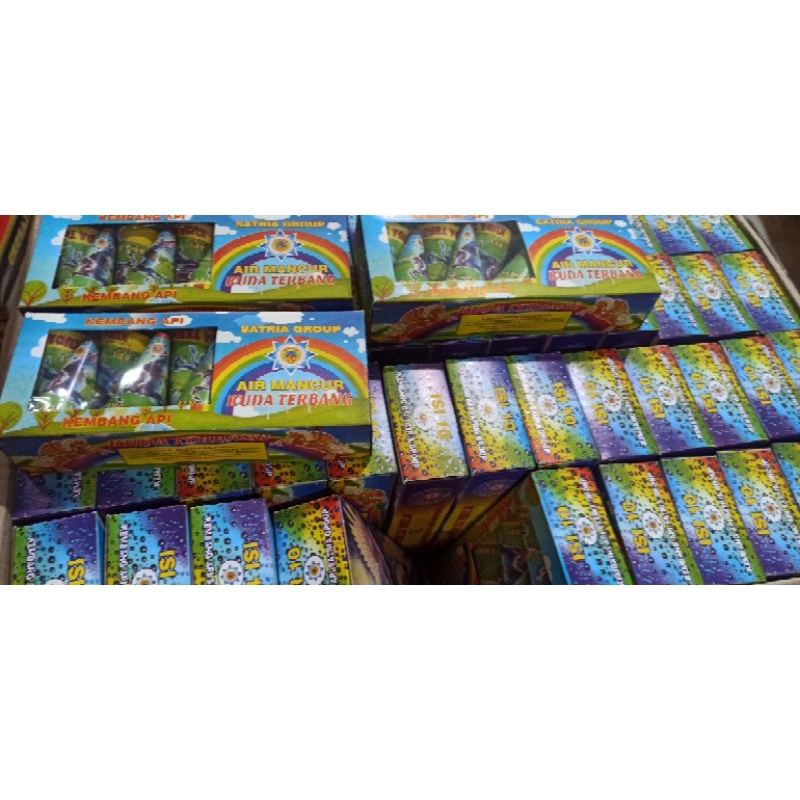 kembang api air mancur krucut