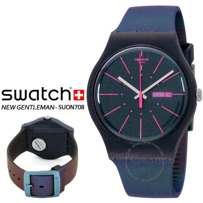 JAM TANGAN PRIA SWATCH SUON708 ANALOG ORIGINAL