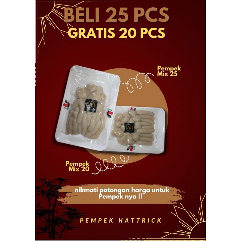 

Beli 25 Pcs Gratis 20 Pcs - Free Cuko | Pempek Palembang