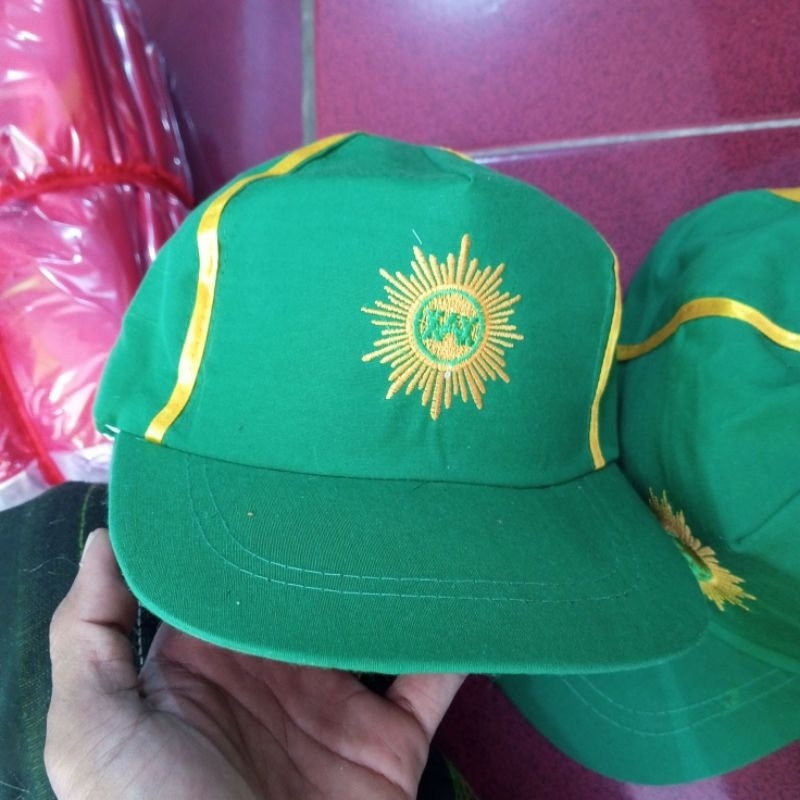 Topi hw bordir kuning sinar MUHAMMADIYAH