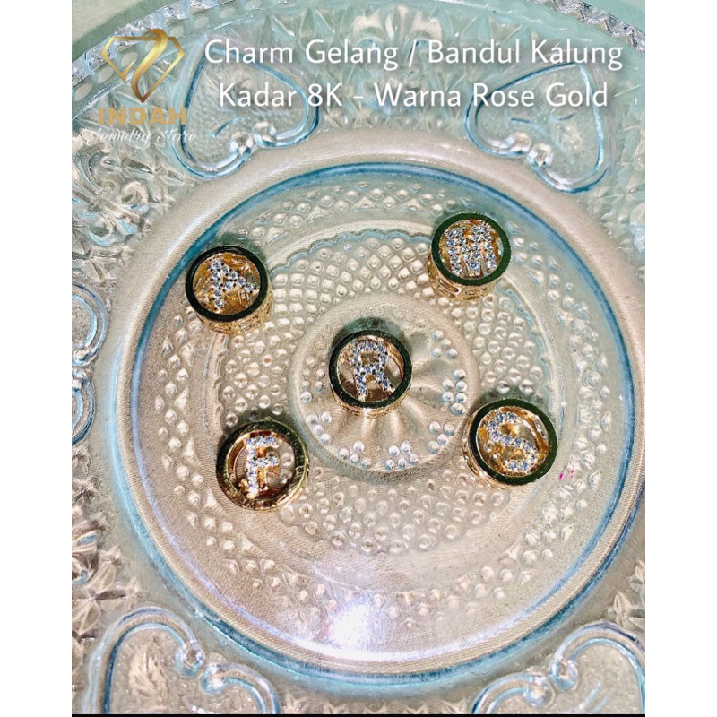Charm Gelang atau bandul kalung kadar emas 375%