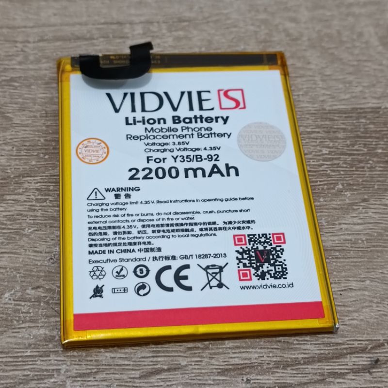 BATERAI VIDVIE S B-92 COMAPTIBLE FOR VIVO Y35