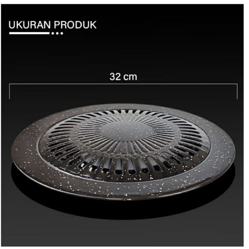 ALAT PEMANGGANG SERBAGUNA 32 CM / ULTRA GRILL PAN BARBEQUE / PANGGANGAN DAGING / ALAT PANGGANG SERBAGUNA