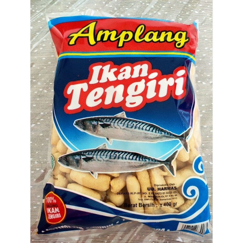 Amplang ikan tenggiri produksi UD Harmas Samarinda