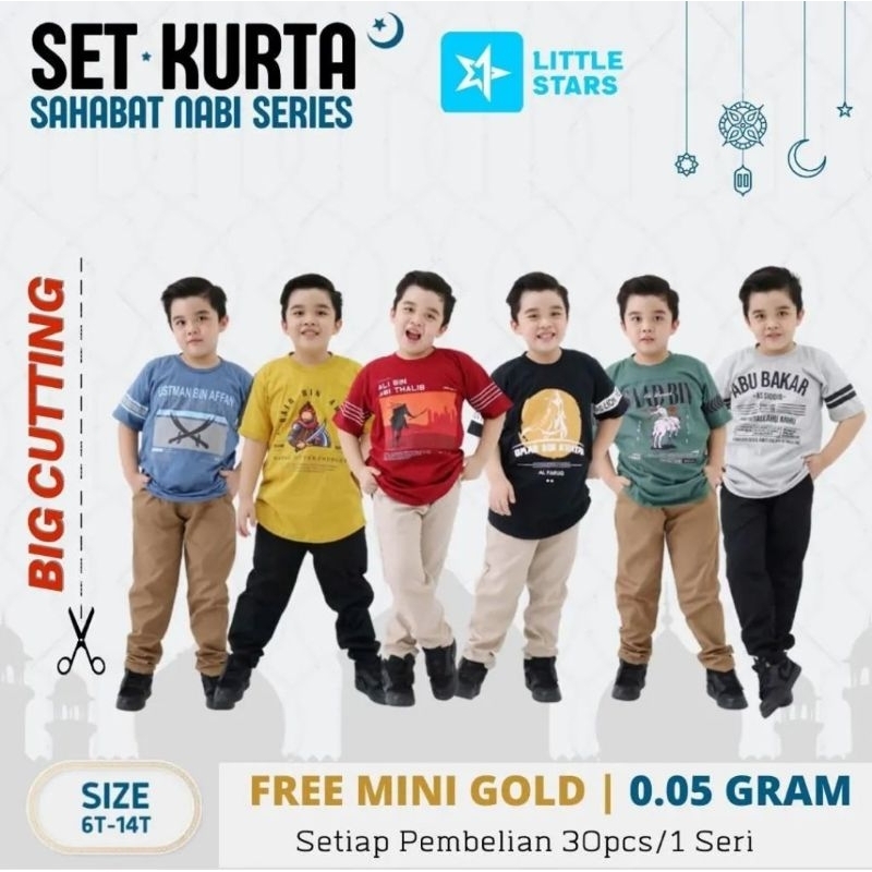 SET KURTA SIRWAL PANTS BY LITTLE STAR