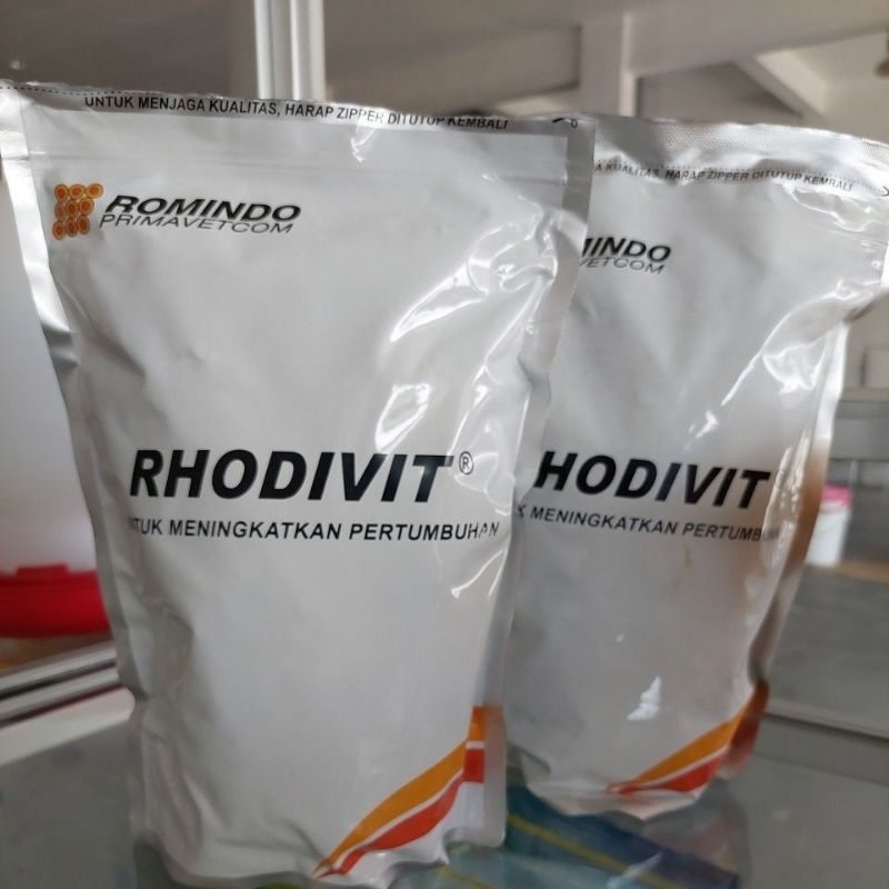 Rhodivit Romindo untuk meningkatkan pertumbuhan ayam terampuh 1000 gram