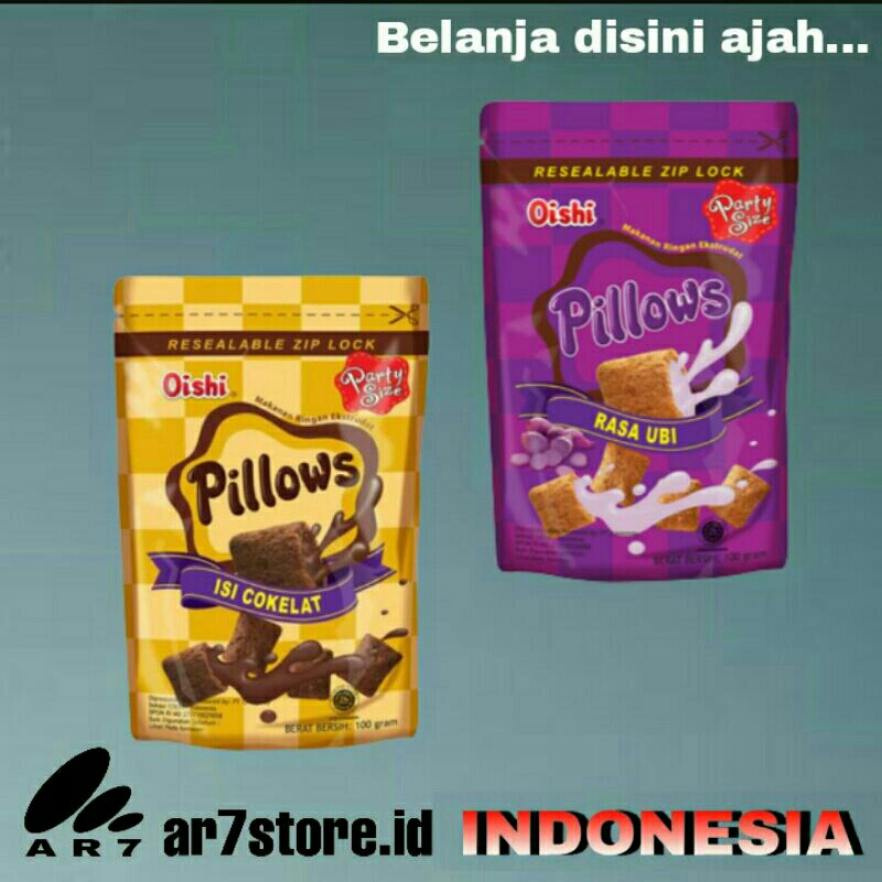 

PILLOWS oishi coklat/ubi 100gr