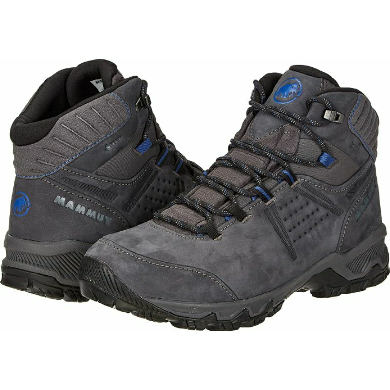 SEPATU GUNUNG HIKING TREKKING TRAVELLING MILITERY BOOTS SHOES WATERPROOF ORIGINAL MAMMUT MERCURY TOU