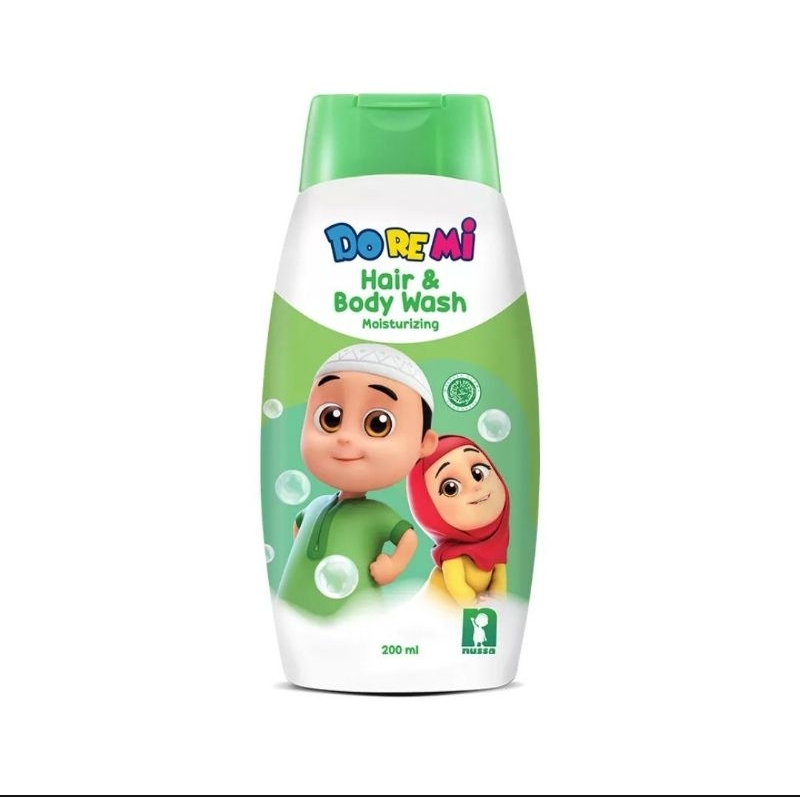 DOREMI HAIR & BODY WASH MOISTURIZING 200 ML -  SABUN & SHAMPO ANAK DOREMI 200ML