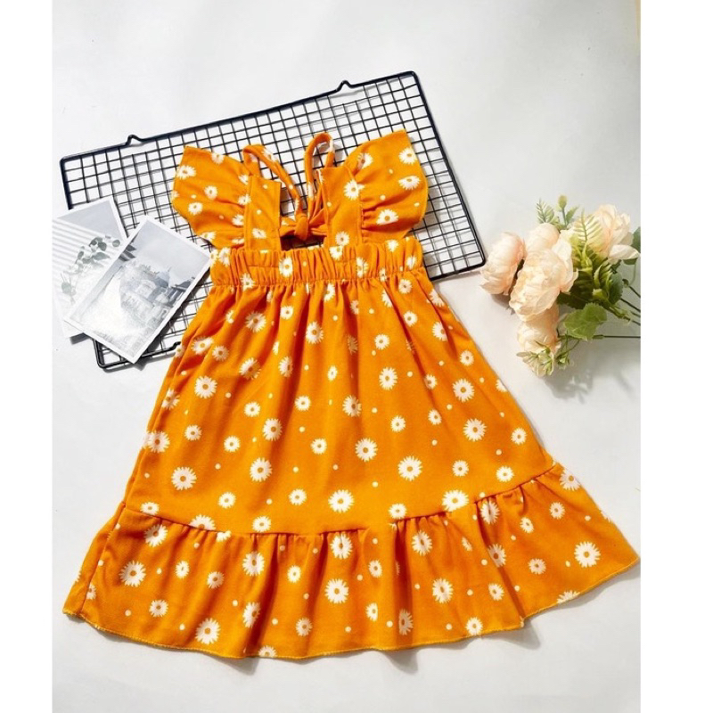 Dress Anak Syabela Daisy Anak Perempuan 1-3 Tahun