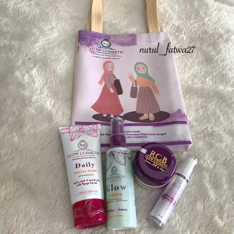 PAKET LENGKAP RCB GLOW COSMETIC