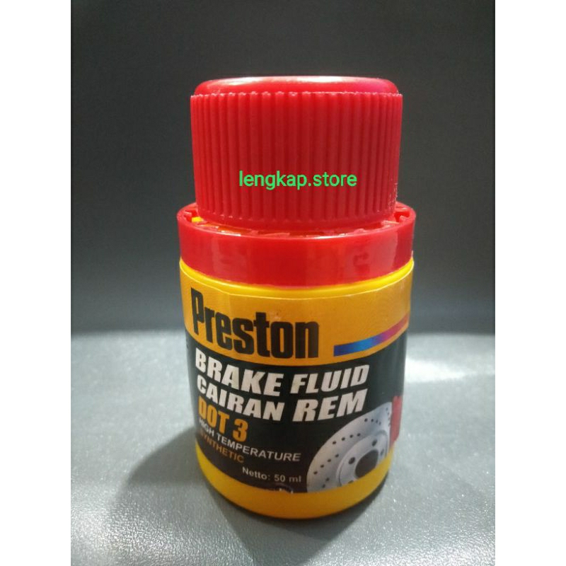 MINYAK REM PRESTON 50 ML BRAKE FLUID DOT 3