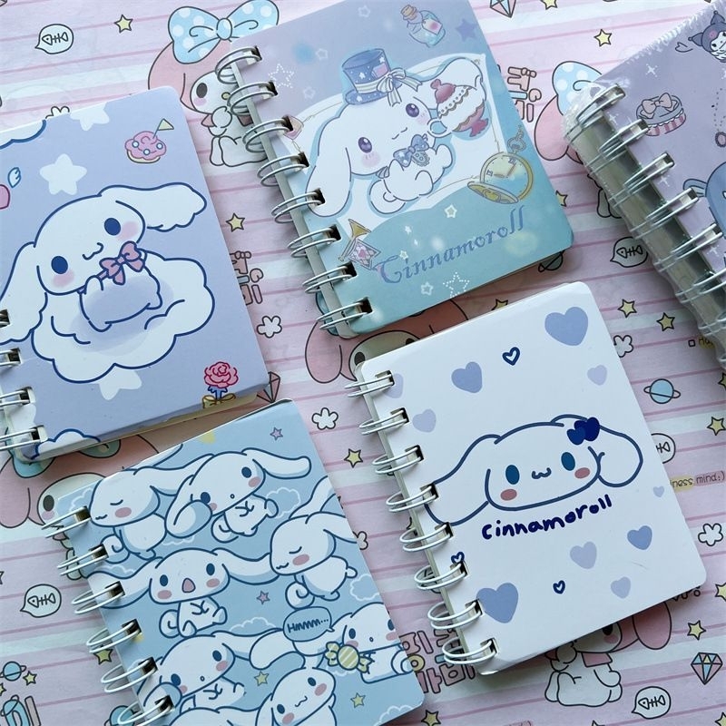 

(NBA701) NOTE BOOK RING KARAKTER LUCU/NOTE BOOK A7 SPIRAL/isi 80 Lembar/NOTE BOOK KARAKTER CINNAMOROL MELODY CRAYON SINCHAN KUROMI/NOTE BOOK RING MINI