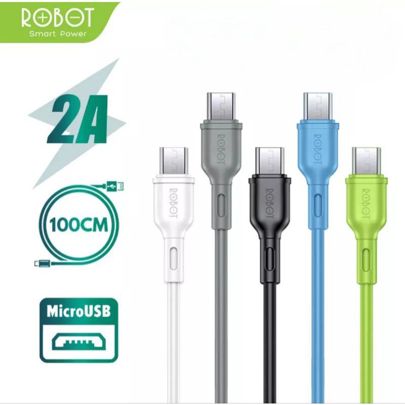 KABEL DATA ROBOT FAST CHARGING RBM 100S TIPE C DAN MICRO iPh0n ORIGINAL