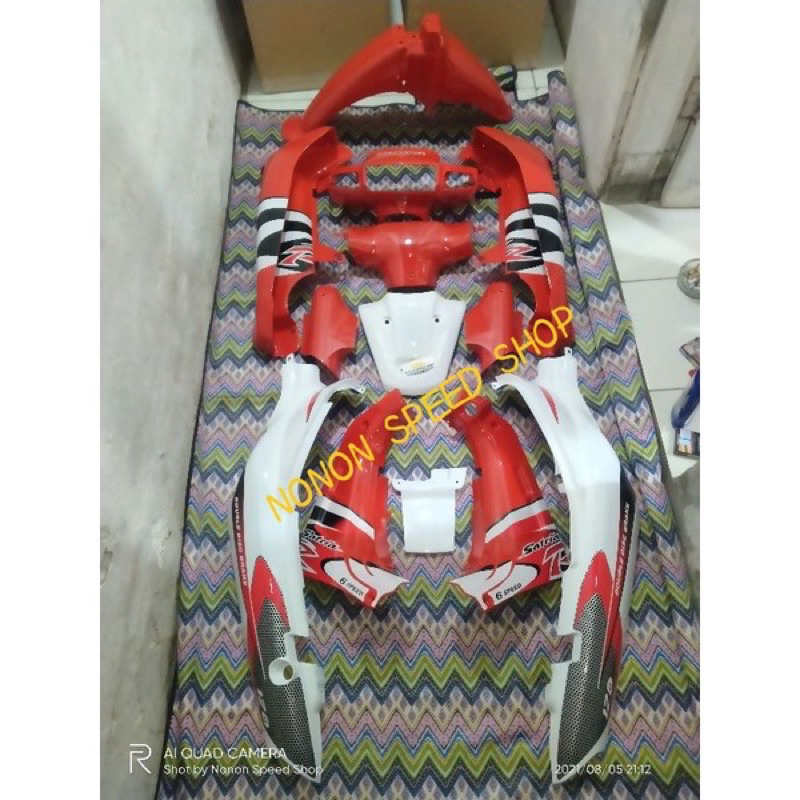 bodi fullset satria lumba merah putih satria kotak satria R satria 120r satria lumba fullset