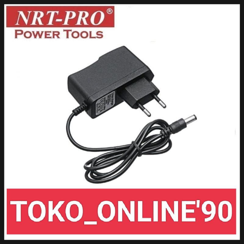 Charger NRT PRO Adaptor Charger 12V Cas Mesin Bor Cordless Drill Baterai Batre Adapter