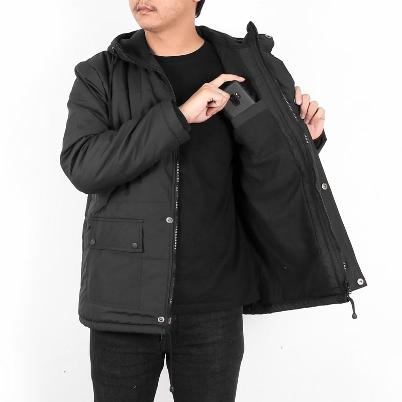 Jakcet puffer kembung black