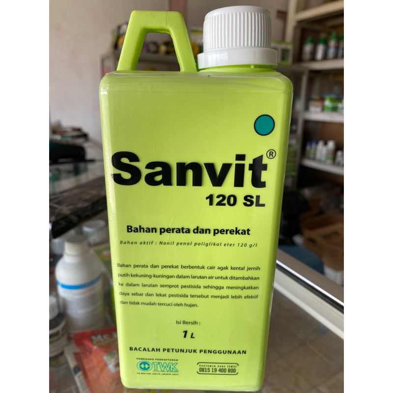 SANVIT 120SL Perekat Lem Dan Pembasah Pestisida Tanaman