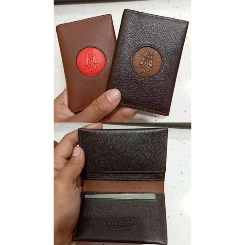 card holder hush puppies Leather
