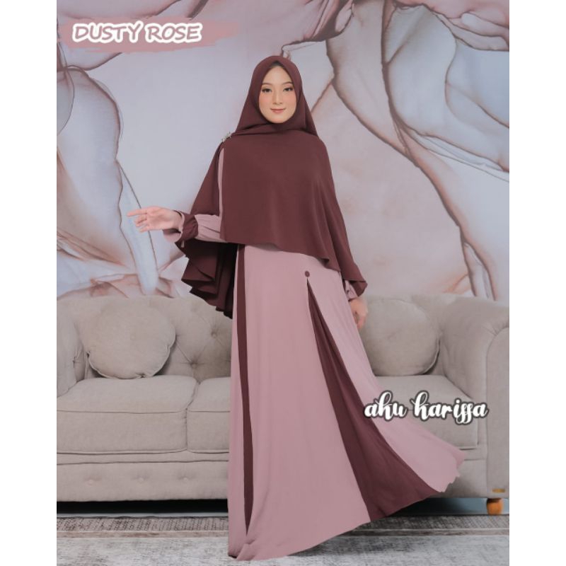 gamis maheera ORI AKU KARISSA set Khimar syari